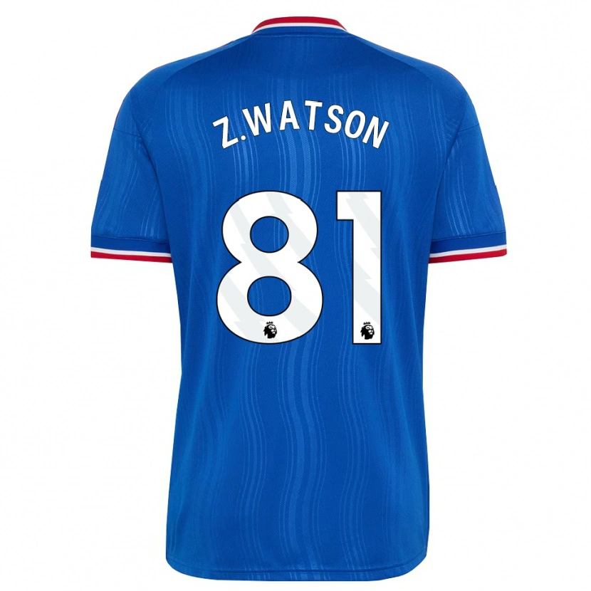 Danxen Kinderen Zac Watson #81 Blauw Wit Rood Uitshirt Uittenue 2026/27 T-Shirt