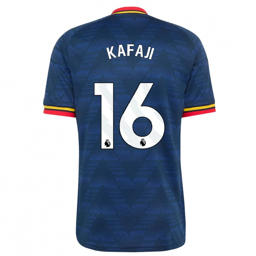 Danxen Kinderen Rosa Kafaji #16 Middernachtblauw Geel Rood Uitshirt Uittenue 2026/27 T-Shirt
