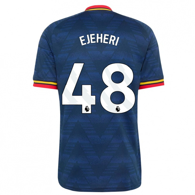 Danxen Kinderen Ovie Ejeheri #48 Middernachtblauw Geel Rood Uitshirt Uittenue 2026/27 T-Shirt