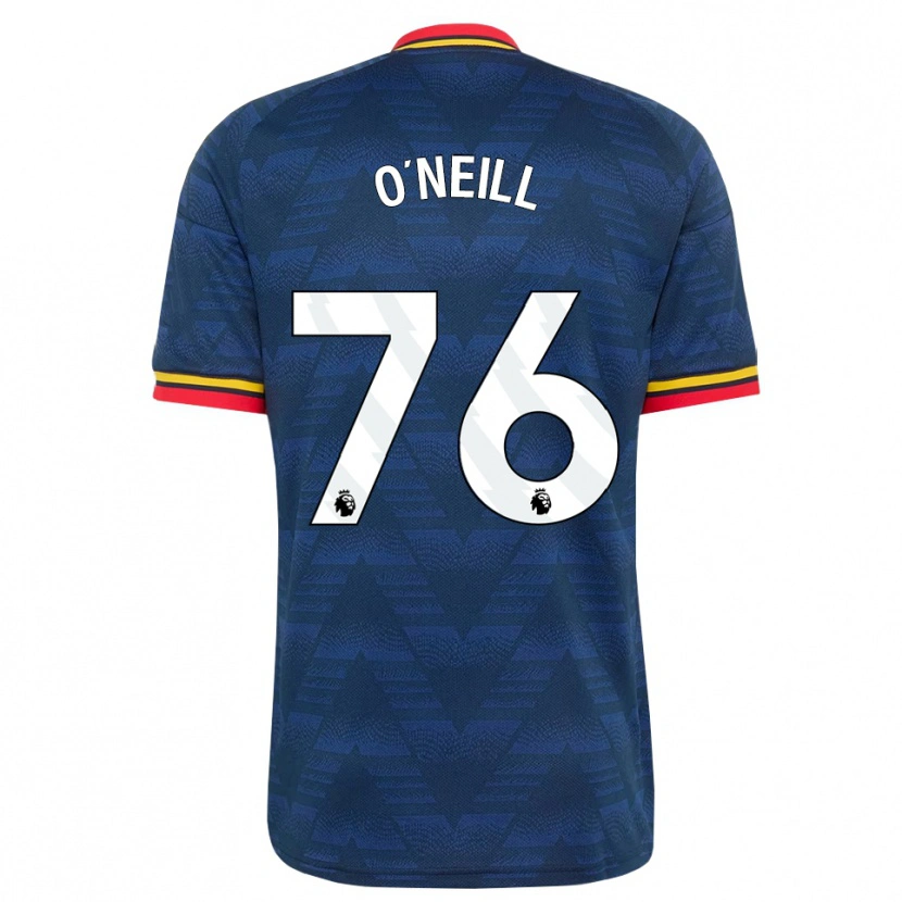 Danxen Kinderen Ceadach O'neill #76 Middernachtblauw Geel Rood Uitshirt Uittenue 2026/27 T-Shirt