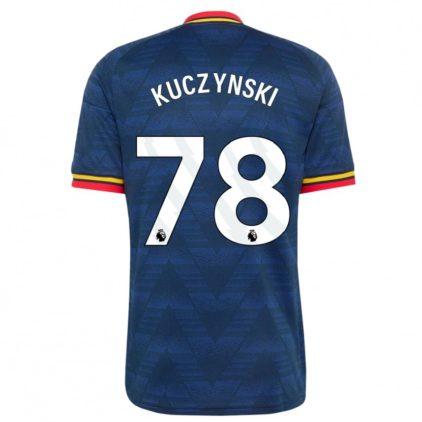 Danxen Kinderen Max Kuczynski #78 Middernachtblauw Geel Rood Uitshirt Uittenue 2026/27 T-Shirt