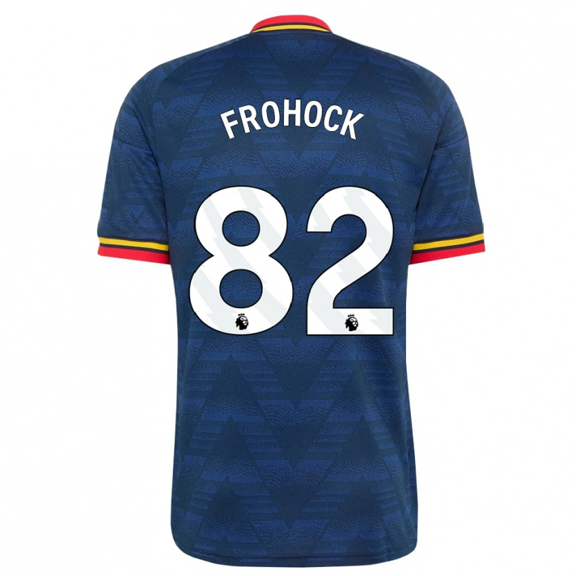Danxen Kinderen Marley Frohock #82 Middernachtblauw Geel Rood Uitshirt Uittenue 2026/27 T-Shirt