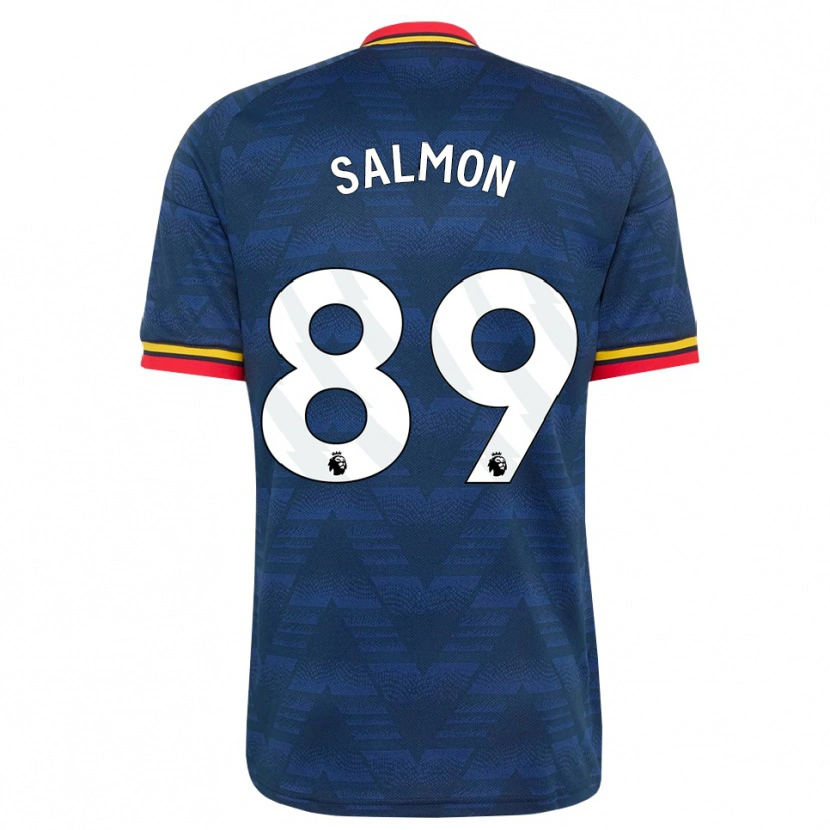 Danxen Kinderen Marli Salmon #89 Middernachtblauw Geel Rood Uitshirt Uittenue 2026/27 T-Shirt