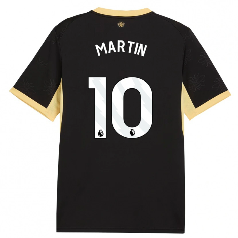 Danxen Kinderen Milo Martin #10 Zwart Geel Uitshirt Uittenue 2026/27 T-Shirt