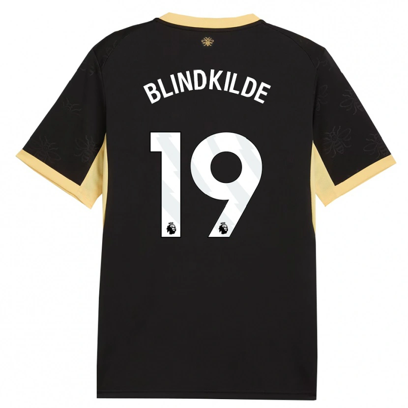 Danxen Kinderen Laura Blindkilde Brown #19 Zwart Geel Uitshirt Uittenue 2026/27 T-Shirt