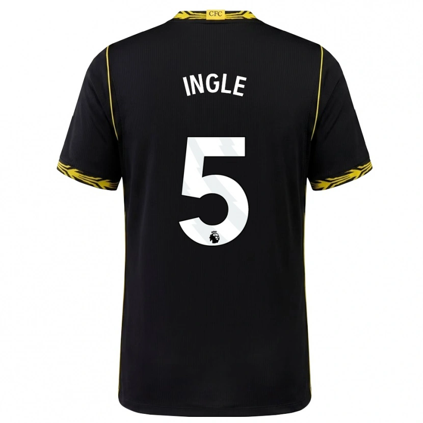 Danxen Kinderen Sophie Ingle #5 Zwart Geel Uitshirt Uittenue 2026/27 T-Shirt