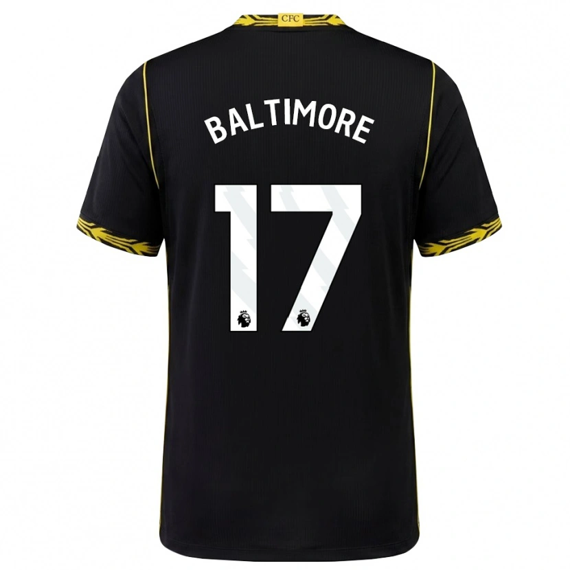 Danxen Kinderen Sandy Baltimore #17 Zwart Geel Uitshirt Uittenue 2026/27 T-Shirt