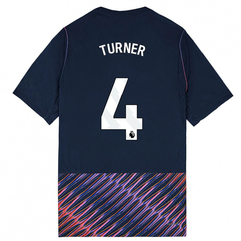 Danxen Kinderen Amy Turner #4 Koninklijk Blauw Wit Uitshirt Uittenue 2026/27 T-Shirt