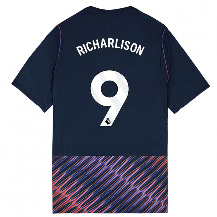 Danxen Kinderen Richarlison De Andrade #9 Koninklijk Blauw Wit Uitshirt Uittenue 2026/27 T-Shirt