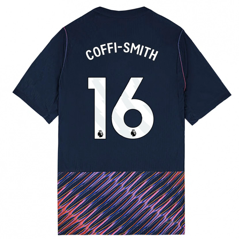 Danxen Kinderen Courtney Coffi-Smith #16 Koninklijk Blauw Wit Uitshirt Uittenue 2026/27 T-Shirt