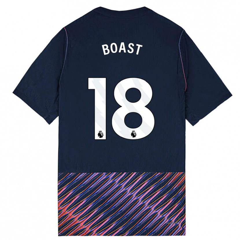 Danxen Kinderen Oliver Boast #18 Koninklijk Blauw Wit Uitshirt Uittenue 2026/27 T-Shirt
