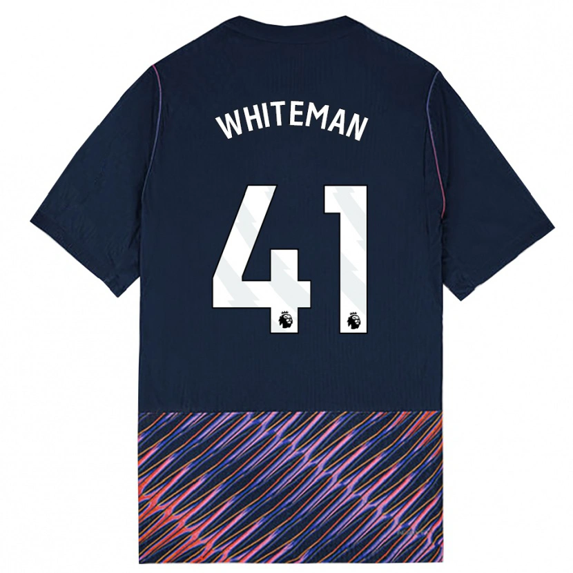 Danxen Kinderen Alfie Whiteman #41 Koninklijk Blauw Wit Uitshirt Uittenue 2026/27 T-Shirt