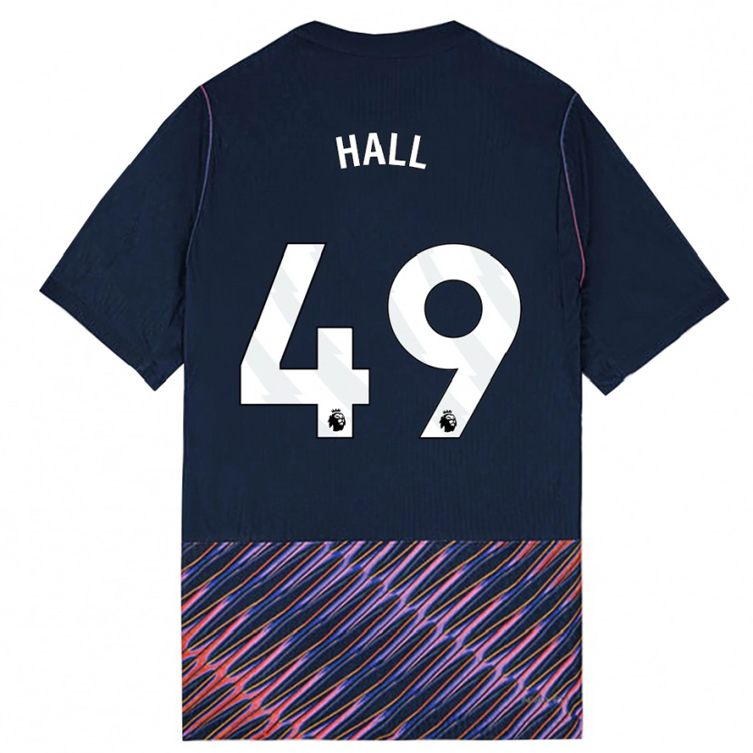 Danxen Kinderen Tyrese Hall #49 Koninklijk Blauw Wit Uitshirt Uittenue 2026/27 T-Shirt