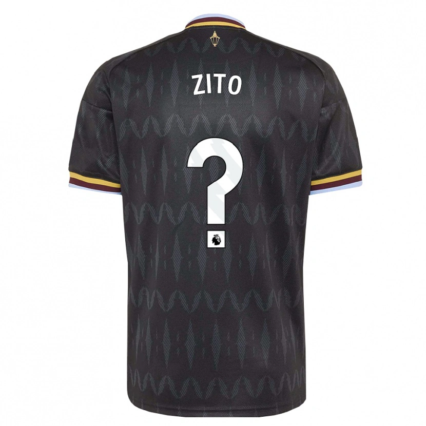Danxen Kinderen Patrick Zito #0 Korenbloemblauw Zwart Geel Uitshirt Uittenue 2026/27 T-Shirt