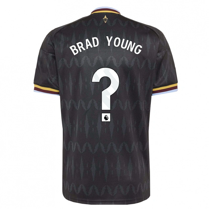 Danxen Kinderen Brad Young #0 Korenbloemblauw Zwart Geel Uitshirt Uittenue 2026/27 T-Shirt