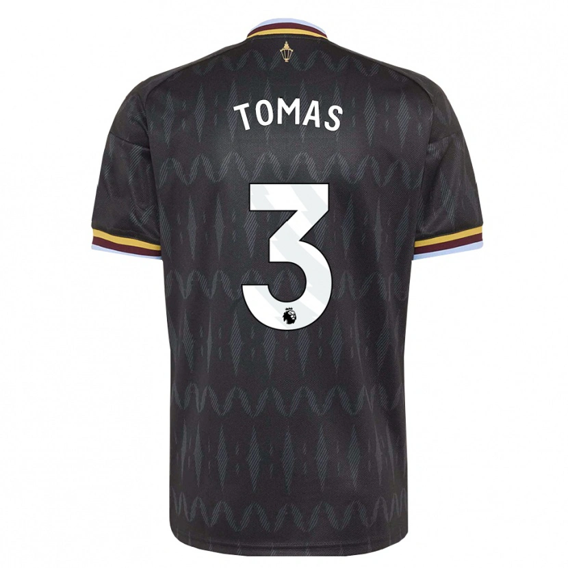 Danxen Kinderen Paula Tomás #3 Korenbloemblauw Zwart Geel Uitshirt Uittenue 2026/27 T-Shirt