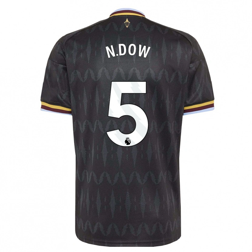 Danxen Kinderen Elisha N'dow #5 Korenbloemblauw Zwart Geel Uitshirt Uittenue 2026/27 T-Shirt