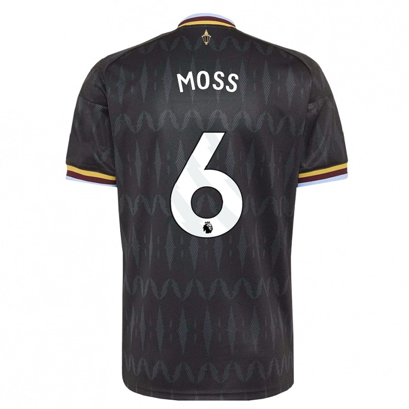 Danxen Kinderen Lennon Moss #6 Korenbloemblauw Zwart Geel Uitshirt Uittenue 2026/27 T-Shirt
