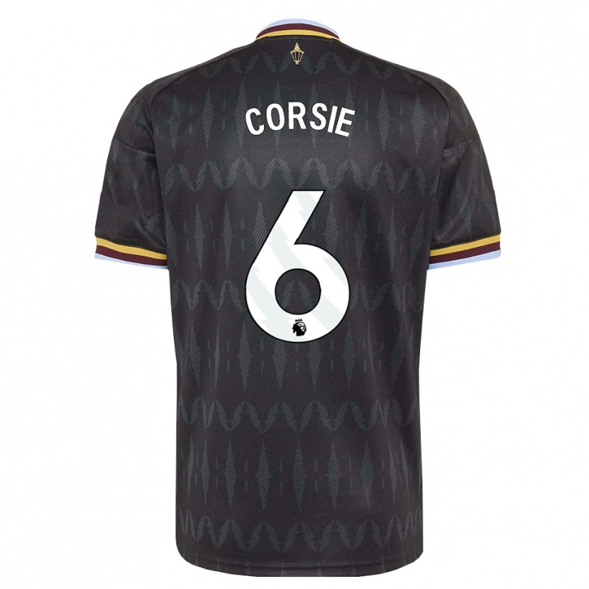 Danxen Kinderen Rachel Corsie #6 Korenbloemblauw Zwart Geel Uitshirt Uittenue 2026/27 T-Shirt