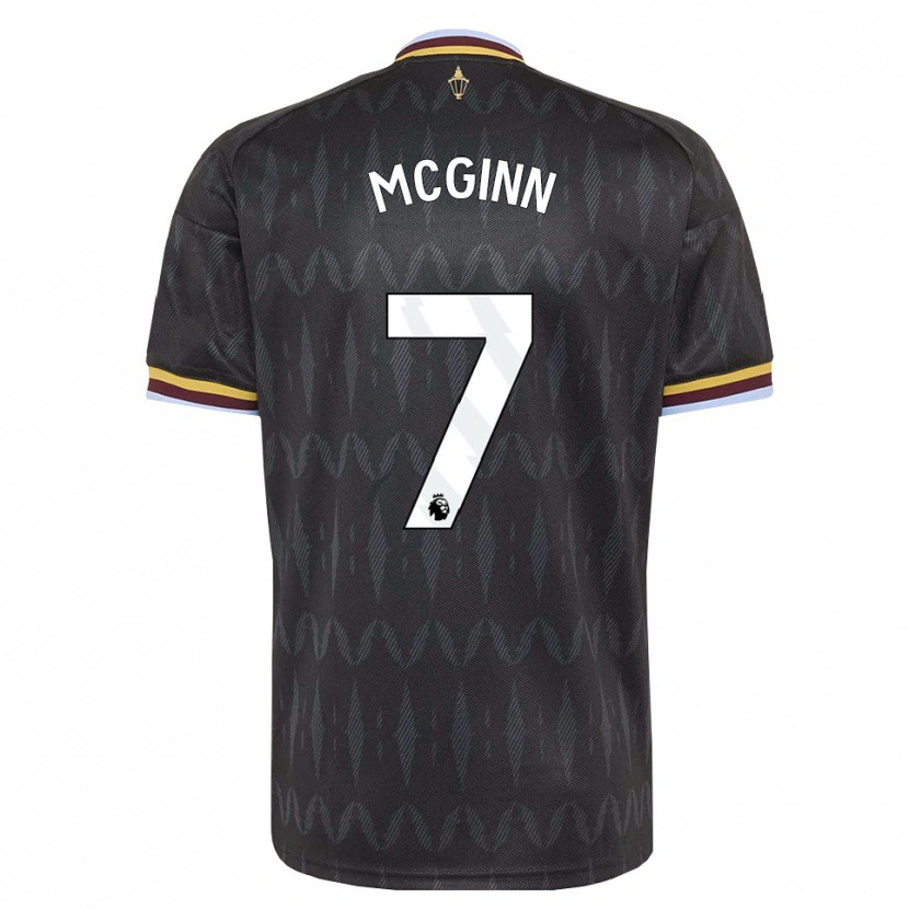 Danxen Kinderen John Mcginn #7 Korenbloemblauw Zwart Geel Uitshirt Uittenue 2026/27 T-Shirt