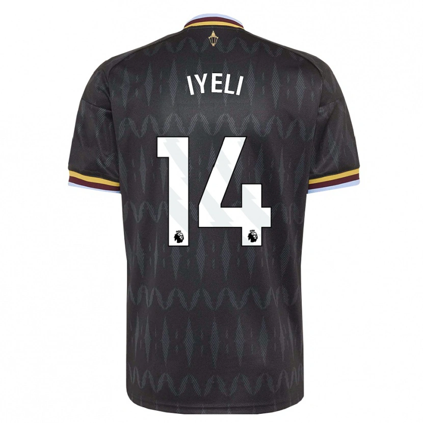 Danxen Kinderen Mj Iyeli #14 Korenbloemblauw Zwart Geel Uitshirt Uittenue 2026/27 T-Shirt