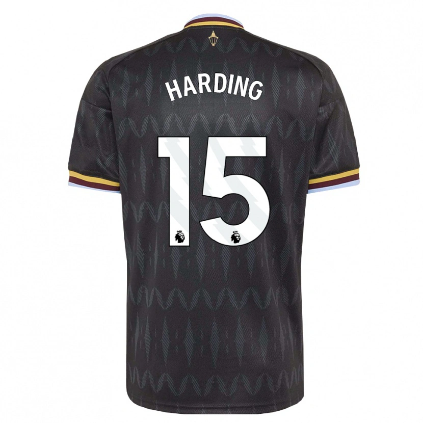 Danxen Kinderen Natasha Harding #15 Korenbloemblauw Zwart Geel Uitshirt Uittenue 2026/27 T-Shirt