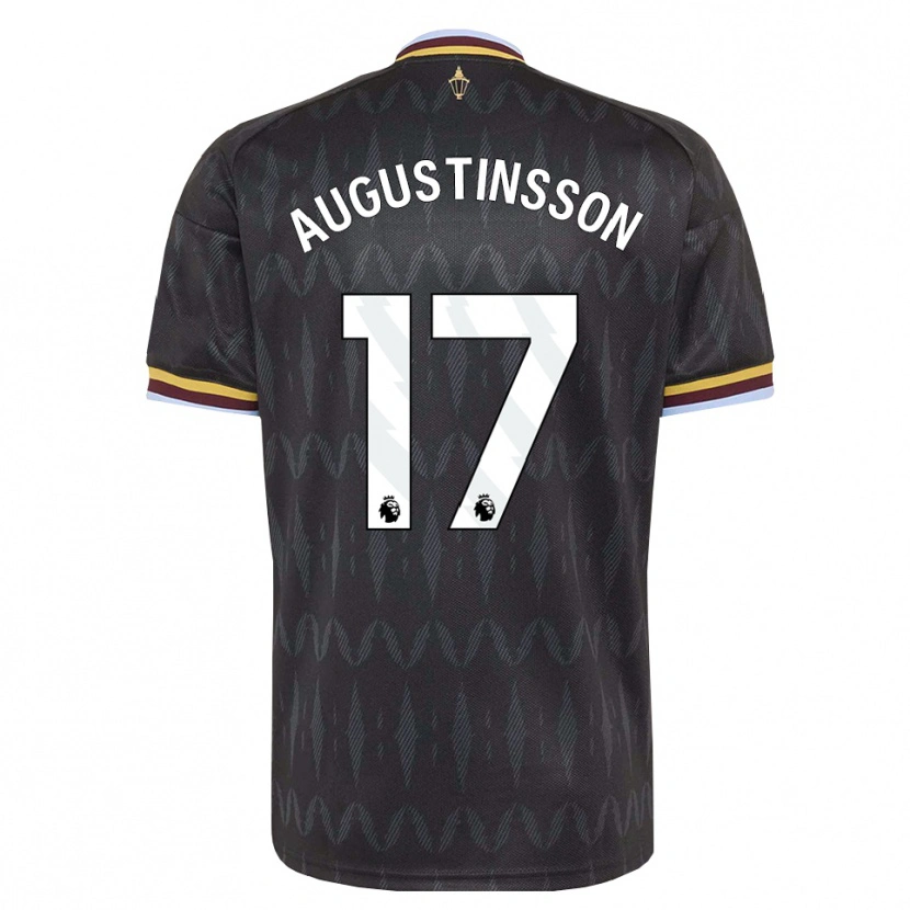 Danxen Kinderen Ludwig Augustinsson #17 Korenbloemblauw Zwart Geel Uitshirt Uittenue 2026/27 T-Shirt