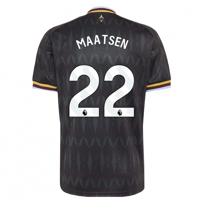 Danxen Kinderen Ian Maatsen #22 Korenbloemblauw Zwart Geel Uitshirt Uittenue 2026/27 T-Shirt