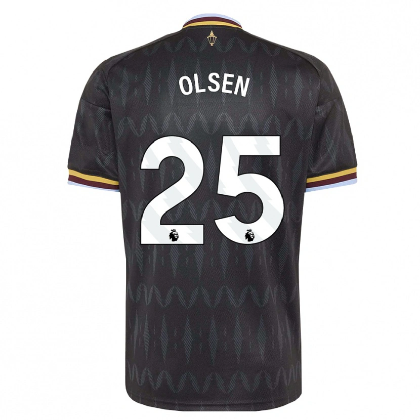 Danxen Kinderen Robin Olsen #25 Korenbloemblauw Zwart Geel Uitshirt Uittenue 2026/27 T-Shirt