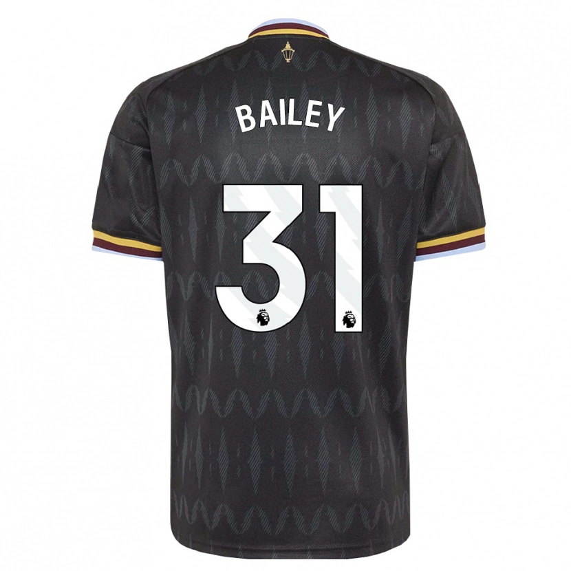 Danxen Kinderen Leon Bailey #31 Korenbloemblauw Zwart Geel Uitshirt Uittenue 2026/27 T-Shirt
