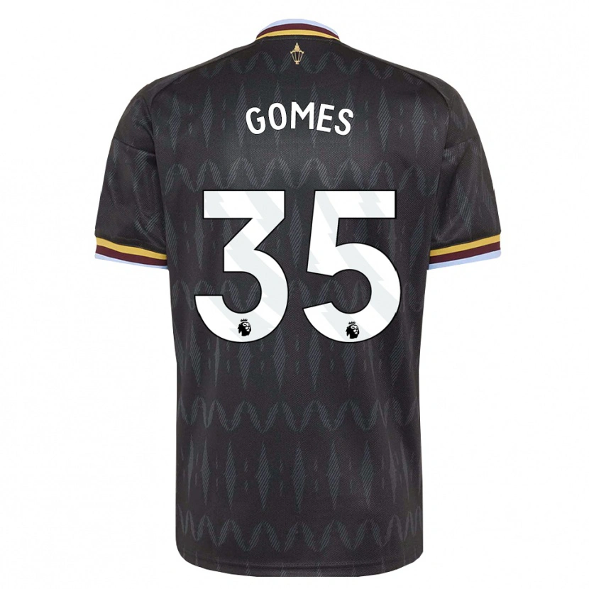 Danxen Kinderen João Gomes #35 Korenbloemblauw Zwart Geel Uitshirt Uittenue 2026/27 T-Shirt