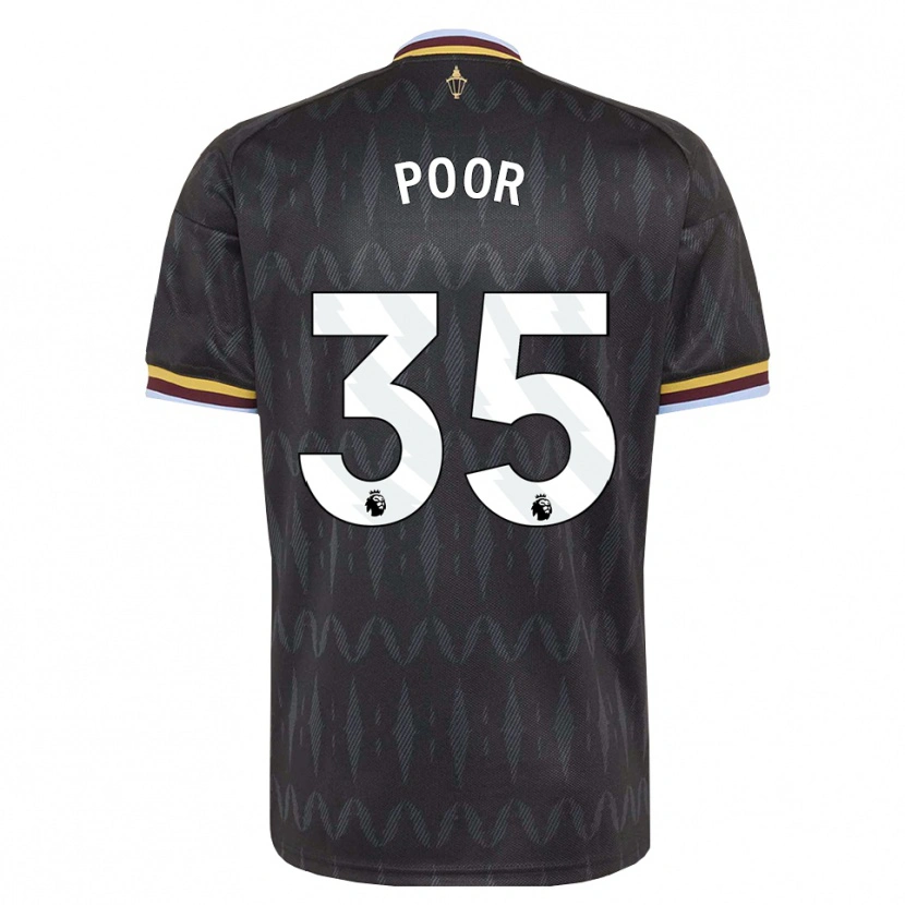 Danxen Kinderen Sophia Poor #35 Korenbloemblauw Zwart Geel Uitshirt Uittenue 2026/27 T-Shirt
