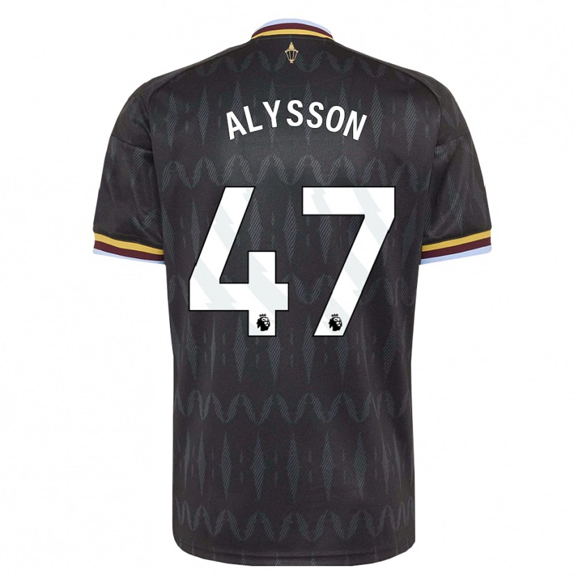 Danxen Kinderen Alysson Edward Franco Da Rocha #47 Korenbloemblauw Zwart Geel Uitshirt Uittenue 2026/27 T-Shirt