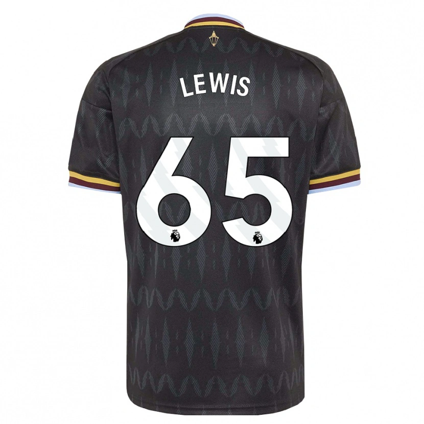 Danxen Kinderen Sam Lewis #65 Korenbloemblauw Zwart Geel Uitshirt Uittenue 2026/27 T-Shirt