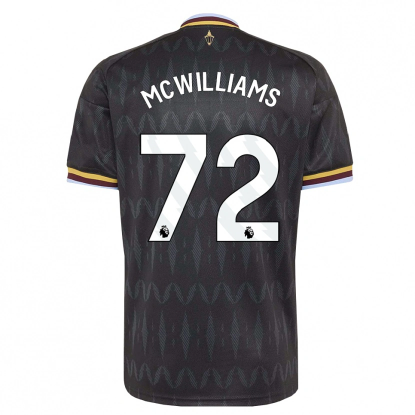 Danxen Kinderen Ashton Mcwilliams #72 Korenbloemblauw Zwart Geel Uitshirt Uittenue 2026/27 T-Shirt