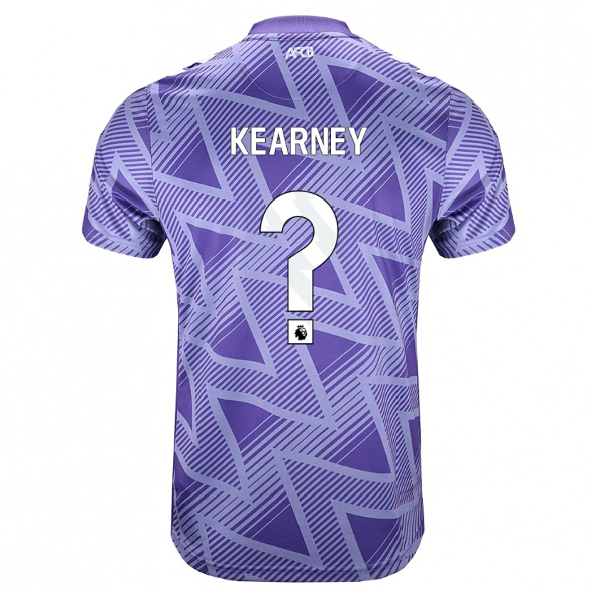 Danxen Kinderen Damani Kearney #0 Licht Violet Rood Wit Uitshirt Uittenue 2026/27 T-Shirt