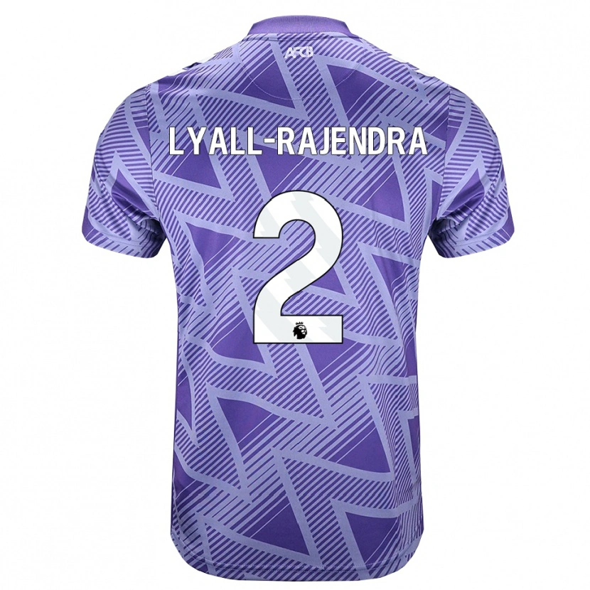Danxen Kinderen Max Lyall-Rajendra #2 Licht Violet Rood Wit Uitshirt Uittenue 2026/27 T-Shirt