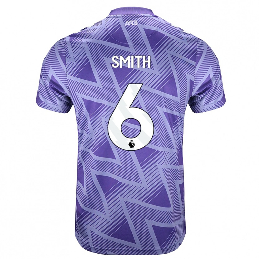 Danxen Kinderen Maisy Smith #6 Licht Violet Rood Wit Uitshirt Uittenue 2026/27 T-Shirt