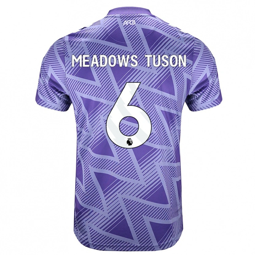 Danxen Kinderen Freya Meadows Tuson #6 Licht Violet Rood Wit Uitshirt Uittenue 2026/27 T-Shirt