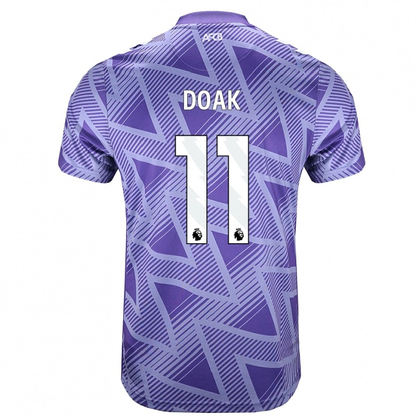 Danxen Kinderen Ben Gannon-Doak #11 Licht Violet Rood Wit Uitshirt Uittenue 2026/27 T-Shirt