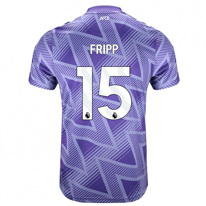 Danxen Kinderen Kelly Fripp #15 Licht Violet Rood Wit Uitshirt Uittenue 2026/27 T-Shirt