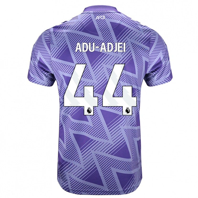 Danxen Kinderen Daniel Adu-Adjei #44 Licht Violet Rood Wit Uitshirt Uittenue 2026/27 T-Shirt