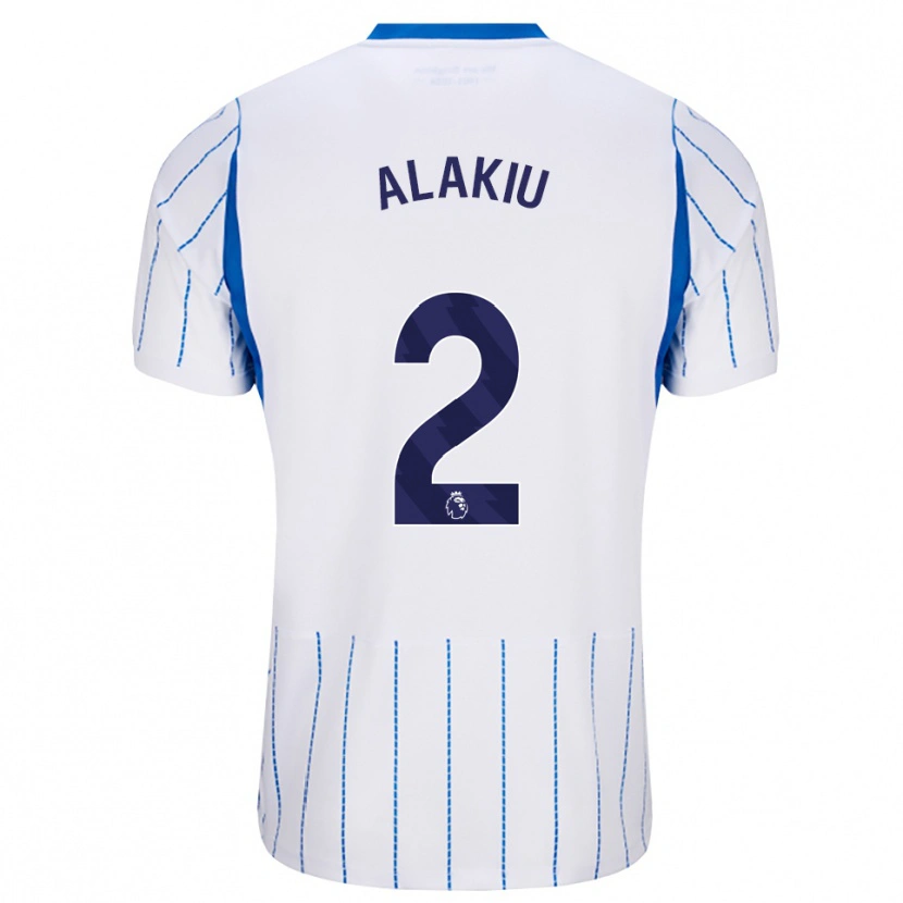 Danxen Kinderen Isaiah Alakiu #2 Hemelsblauw Wit Uitshirt Uittenue 2026/27 T-Shirt