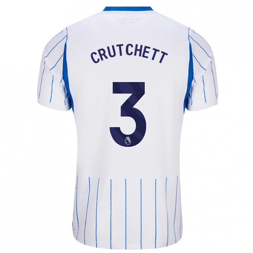 Danxen Kinderen Liam Crutchett #3 Hemelsblauw Wit Uitshirt Uittenue 2026/27 T-Shirt
