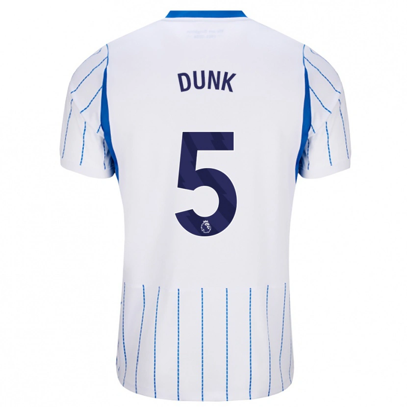 Danxen Kinderen Lewis Dunk #5 Hemelsblauw Wit Uitshirt Uittenue 2026/27 T-Shirt