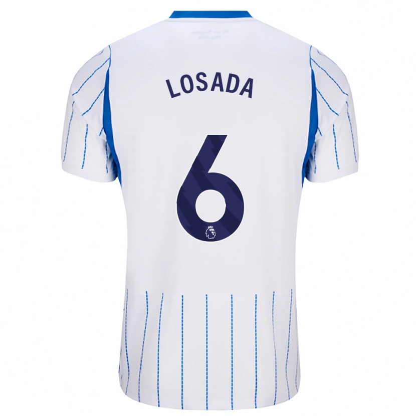 Danxen Kinderen Vicky Losada #6 Hemelsblauw Wit Uitshirt Uittenue 2026/27 T-Shirt
