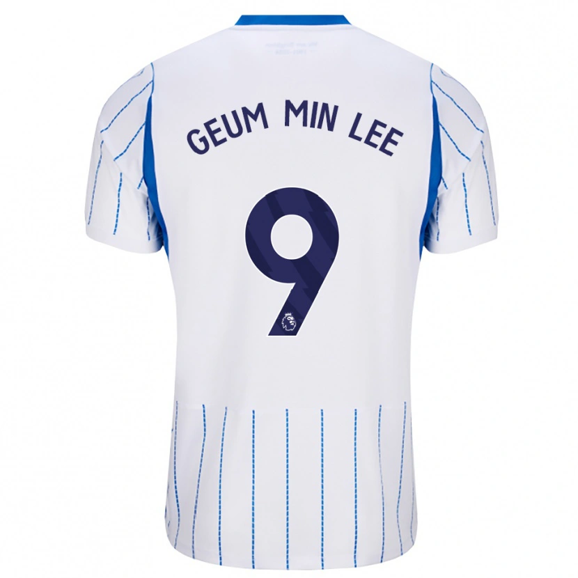 Danxen Kinderen Lee Geum-Min #9 Hemelsblauw Wit Uitshirt Uittenue 2026/27 T-Shirt
