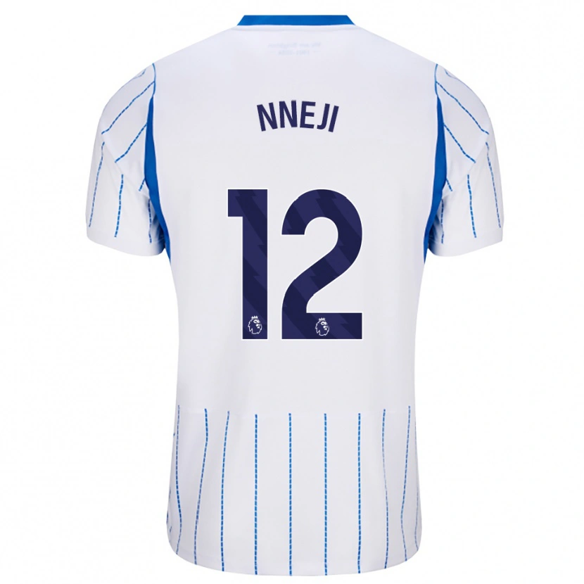 Danxen Kinderen Daniel Nneji #12 Hemelsblauw Wit Uitshirt Uittenue 2026/27 T-Shirt