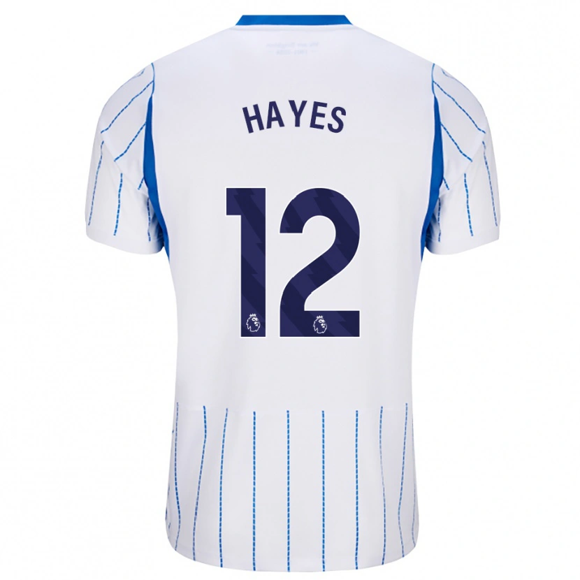 Danxen Kinderen Caitlin Hayes #12 Hemelsblauw Wit Uitshirt Uittenue 2026/27 T-Shirt