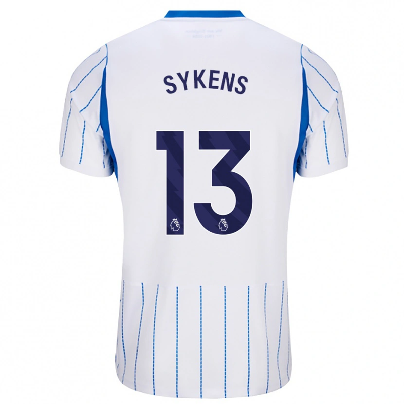 Danxen Kinderen Rory Sykens #13 Hemelsblauw Wit Uitshirt Uittenue 2026/27 T-Shirt